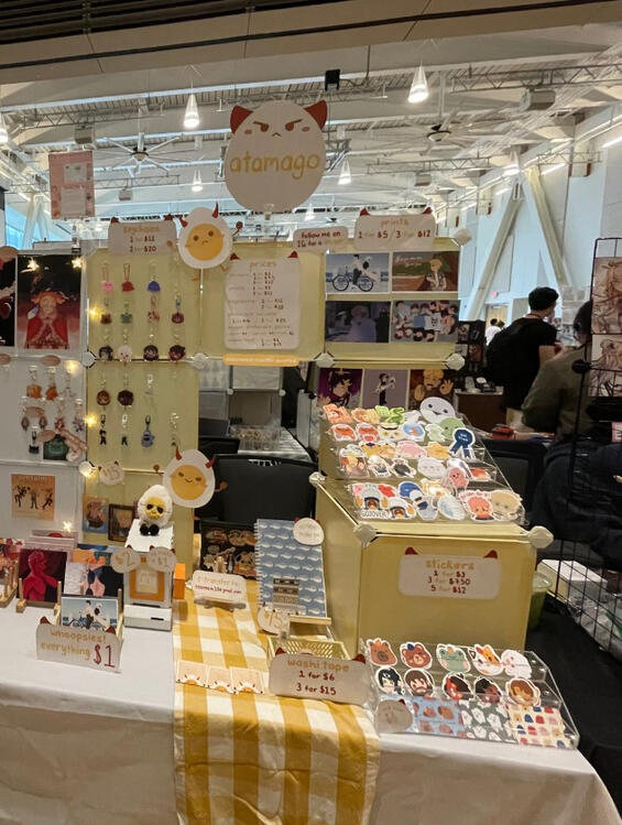 half table set up at UBC Hanami 2024! half table set up at UBC Hanami 2024!